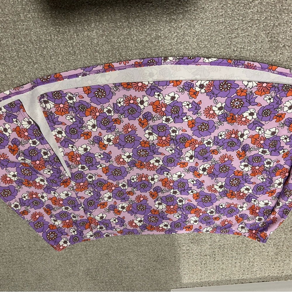 Wild Fable Floral Swim Skirt - Purple and Orange